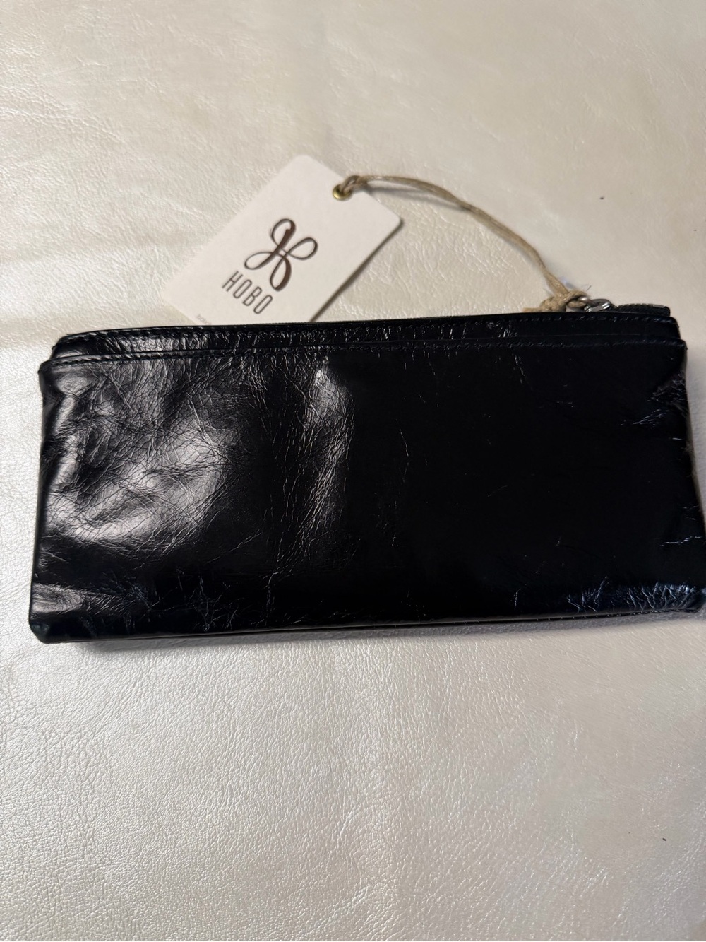 HOBO Black Leather Continental Wallet - Picture 4 of 8